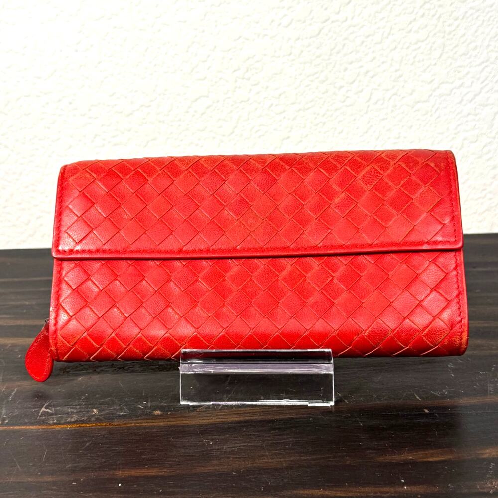 Bottega Veneta Nappa Intrecciato Continental Long‎ Wallet